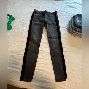 Vince Camuto velvet striped jeans